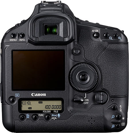 Canon EOS 1D Mark IV Back View
