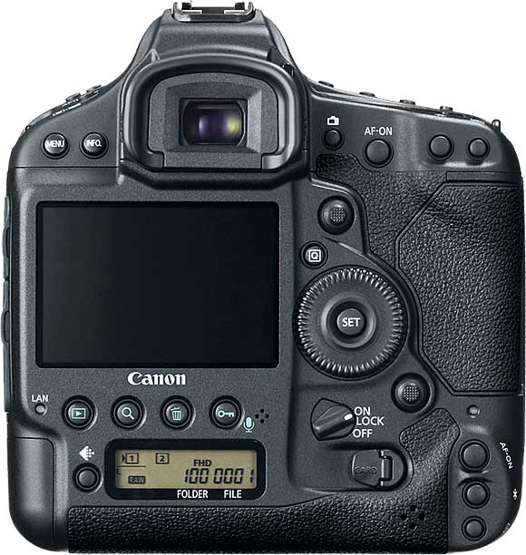 Canon EOS-1D X Back View