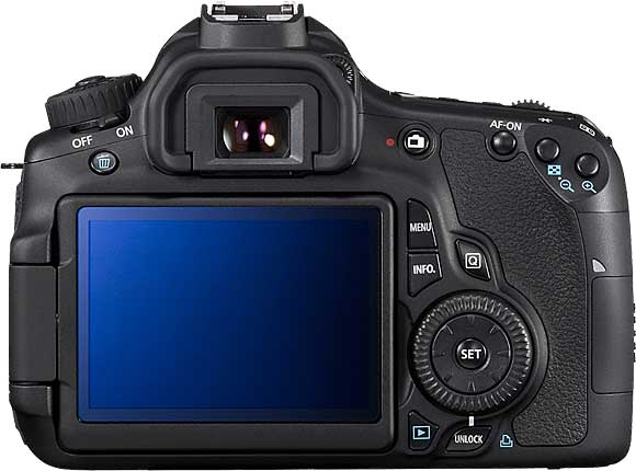 Canon EOS 60D Back View