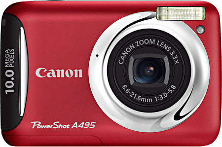 Canon PowerShot A495 - Red