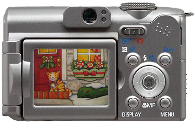 Canon A620 Back View
