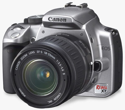 canon rebel. The Canon EOS Digital Rebel XT