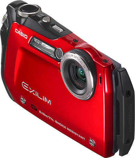 Casio Exilim EX-G1 Front Side View