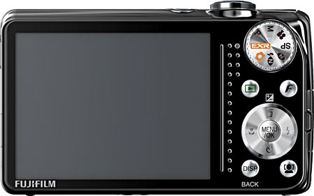 Fujifilm FinePix F80EXR Back View