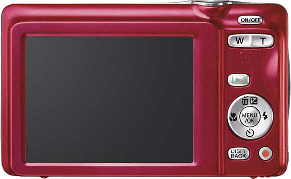 Fujifilm FinePix JX500 Back View