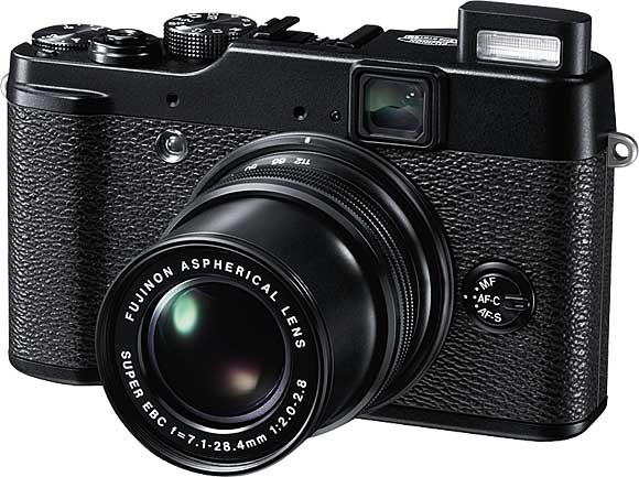 Fujifilm FinePix X10 Flash Up