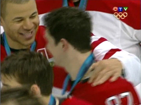 Jerome Iginla and Sidney Crosby