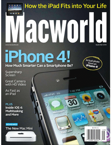 Macworld September 2010 Cover