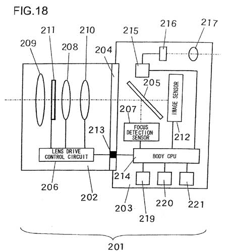Nikon patent design with AF sensor at the bottom of mirror