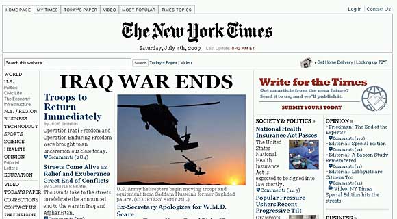 New York Times Spoof