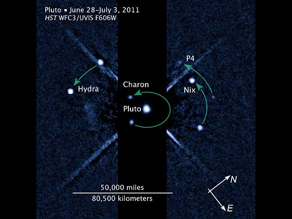 Pluto's 4th Moon, P4 - Image courtesy NASA