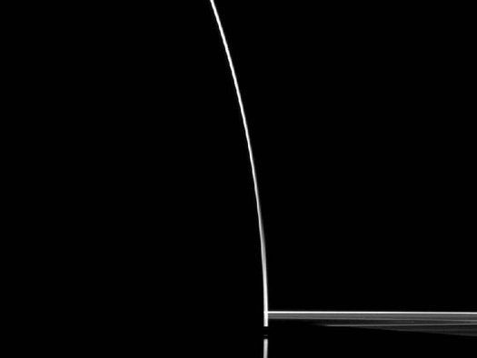 Saturn in Silhouette