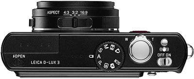 Leica D-Lux 3 Top View