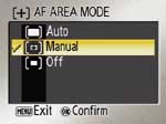 Manual AF Area Mode