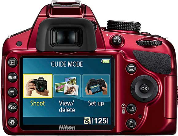 Nikon D3200 Back View