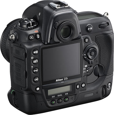 Nikon D3s Back View