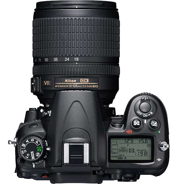 Nikon D7000 Top View Nikon D7000 Top View