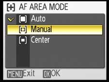 Manual AF Area Mode