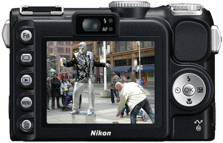 Nikon Coolpix P5000 Back View