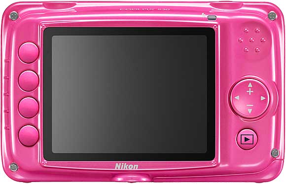 Nikon Coolpix S30 Back View