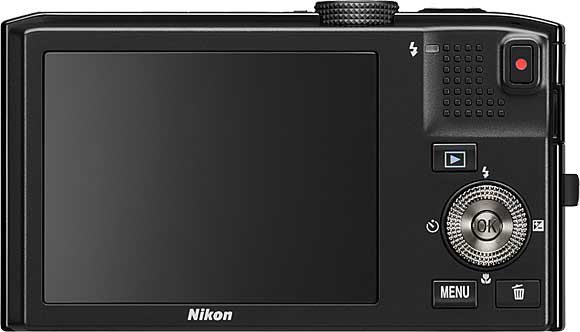 Nikon COOLPIX S8100 Back View