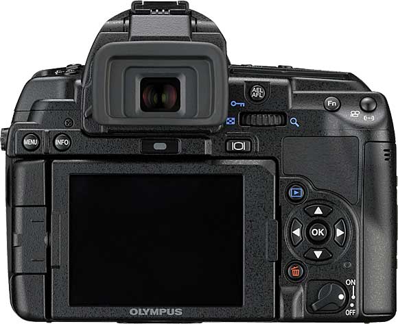 Olympus E-5 Back View
