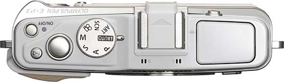 Olympus PEN E-P3 Top View