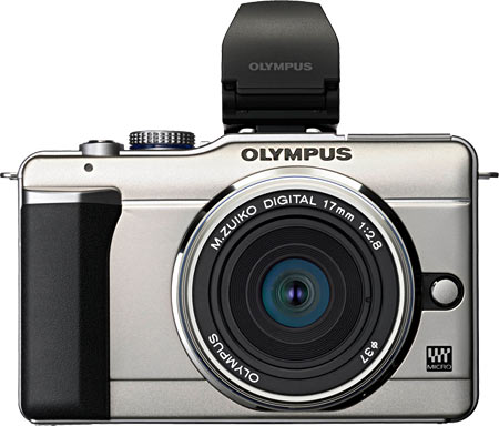 Olympus E-PL1 (with optional VF-2)