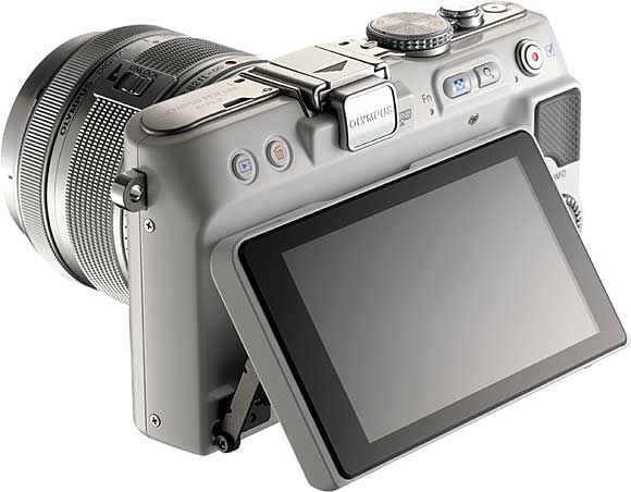 Olympus PEN Lite E-PL3 Back View