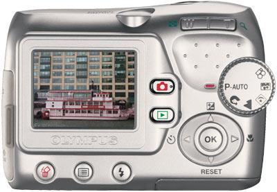 Olympus FE-110 Back View