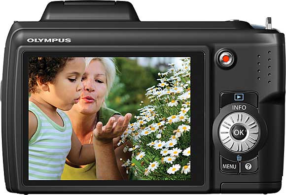 Olympus SP-620UZ Back View