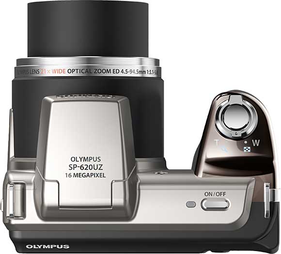Olympus SP-620UZ Top View