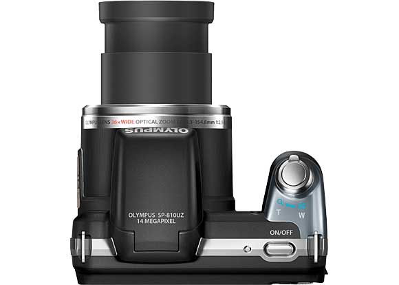 Olympus SP-810UZ Top View