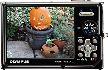 Olympus Stylus 1050 SW Back View