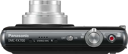 Panasonic Lumix DMC-FX700 Top View