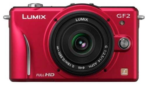 Panasonic Lumix DMC-GF2 - Red