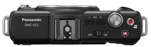 Panasonic Lumix DMC-GF2 - Top View