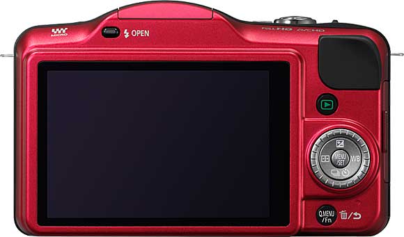 Panasonic Lumix DMC-GF3 Back View