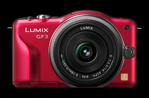 Panasonic Lumix DMC-GF3 with 14mm pancake lens