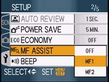 Manual Focus Mode 1 and Mode 2 Manual Focus Mode 1 and Mode 2