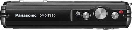 Panasonic Lumix DMC-TS10 Top View