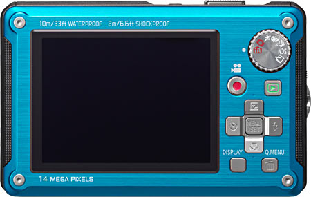 Panasonic Lumix DMC-TS2 Back View
