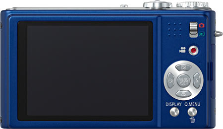Panasonic Lumix DMC-ZR3 Back View