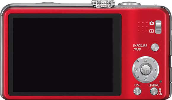 Panasonic LUMIX DMC-ZS20 Back View