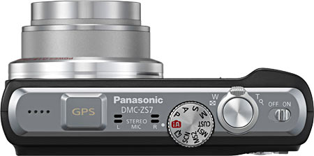 Panasonic Lumix DMC-ZS7 Top View