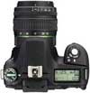 Pentax K100D Top View