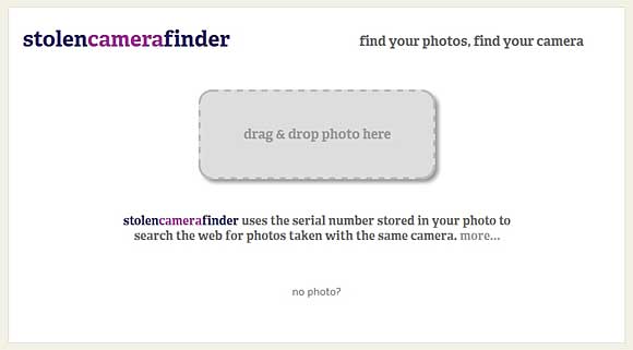 Featured Site: Stelen Camera Finder