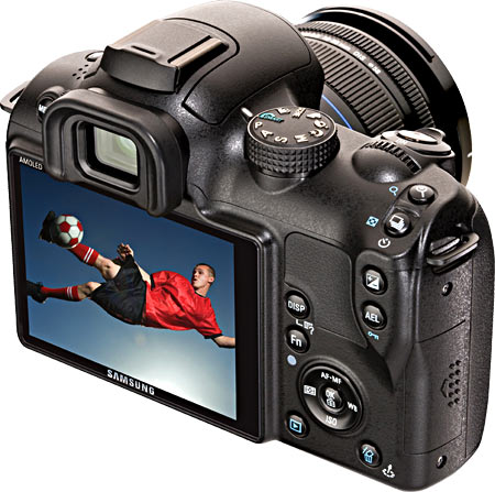Samsung NX10 Back View