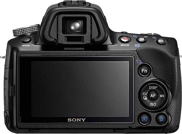Sony Alpha SLT-A35 Back View