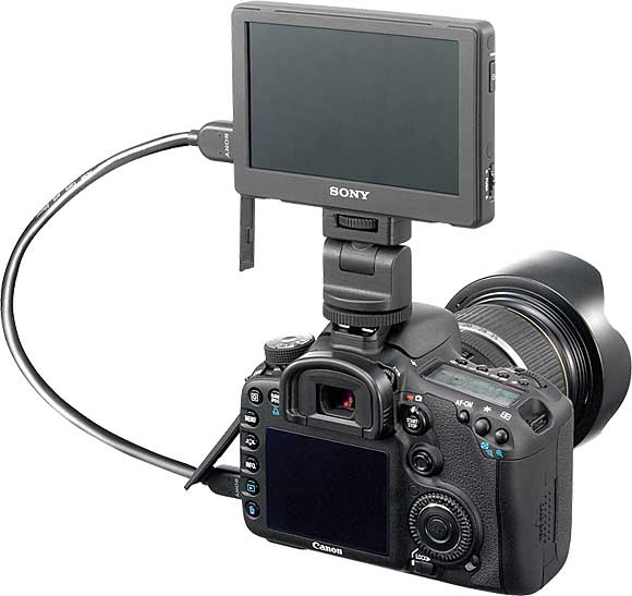 Sony CLM-V55 Clip-on 5-in. LCD Monitor